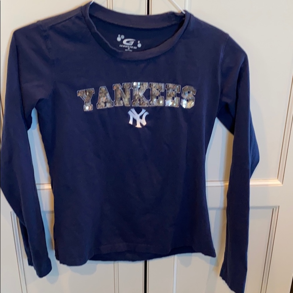 Yankees bling long sleeve shirt